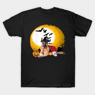 Happy Halloween German Shepherd Dogs Halloween Gift T-Shirt